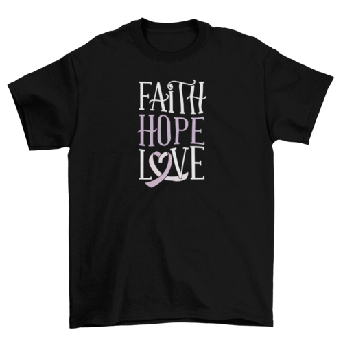 Faith hope love t-shirt